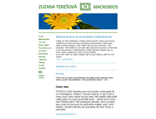 Tablet Screenshot of macrobios.cz